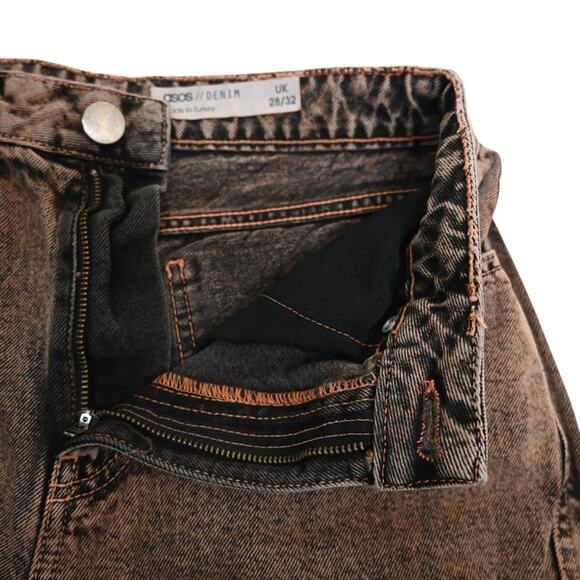 Asos Denim Womens 6 Stone Tint Raw Hem Ankle Jeans - Picture 8 of 11